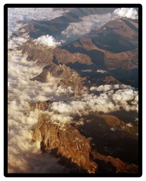 The Alps, aerial photograph