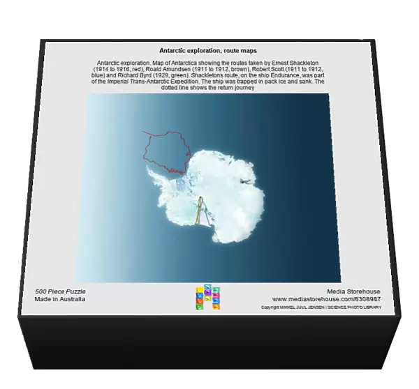 Antarctic exploration, route maps
