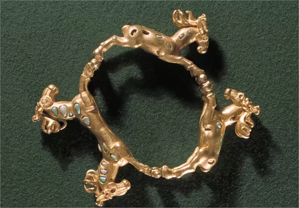 1st Century gold Sarmatian bracelet