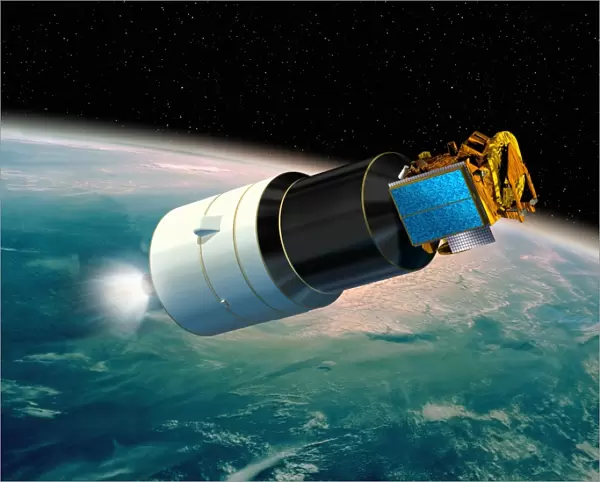 Ariane 5 payload deployment, artwork