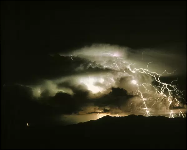 Lightning strike, Tucson, Arizona
