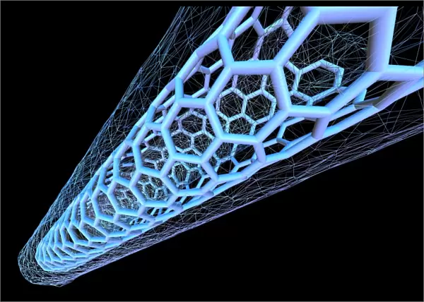 Nanotube structure, artwork
