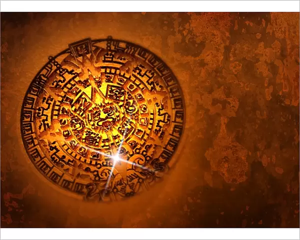 Aztec Sun Stone, artwork