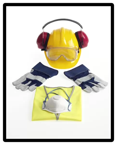 Construction workers safety equipment