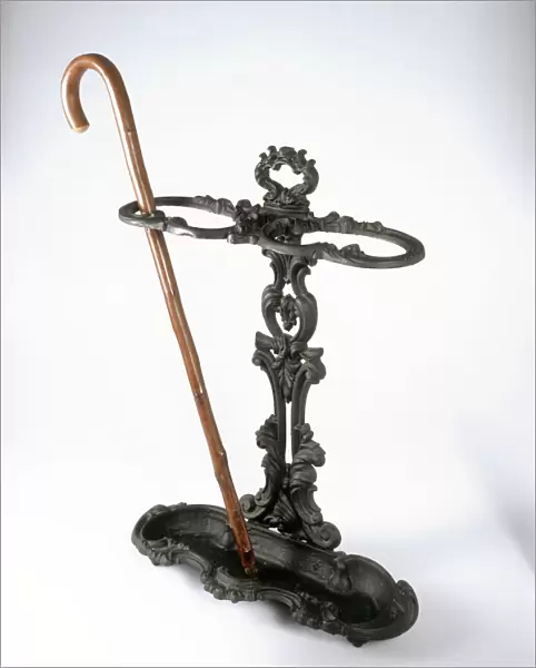 Cast iron Victorian walking stick stand