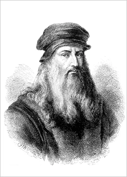 Leonardo da Vinci, Italian artist & inventor