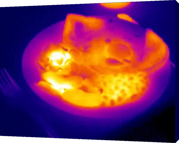 Cooked breakfast, thermogram