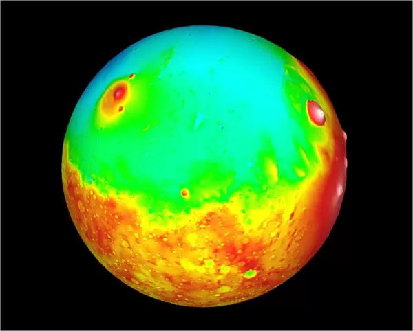 Martian topography