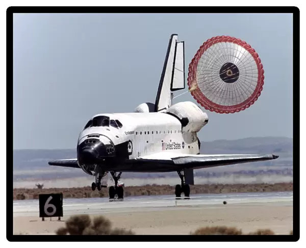 Space shuttle landing