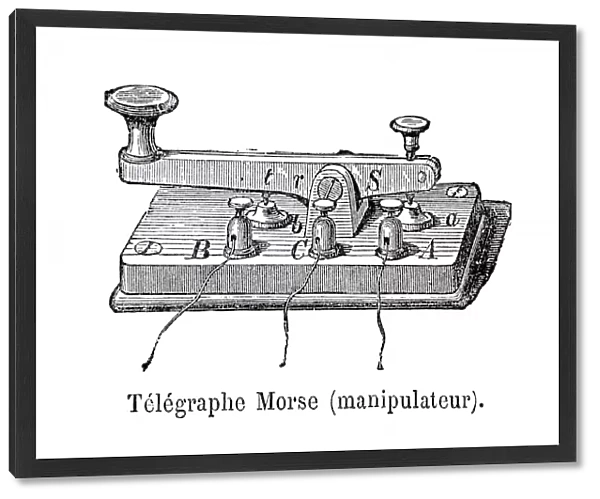 Morses telegraph transmitter