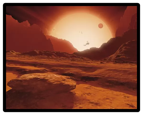 Proxima Centauri planet, artwork