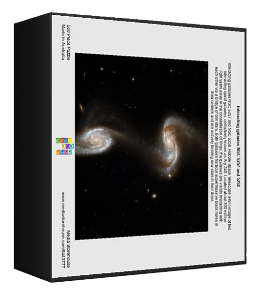 Interacting galaxies NGC 5257 and 5258