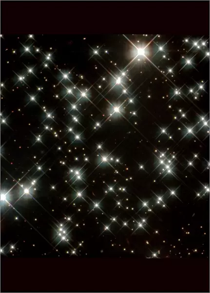 Stars in M4 globular cluster