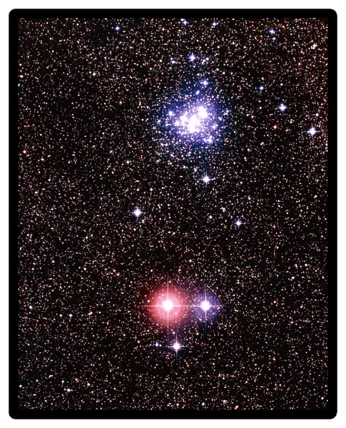 Optical image of open star cluster NGC 6231