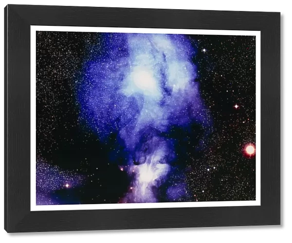 Optical image of Rho Ophiuchi reflection nebula