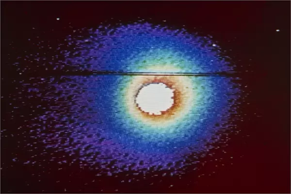 Vega image of Halleys comet