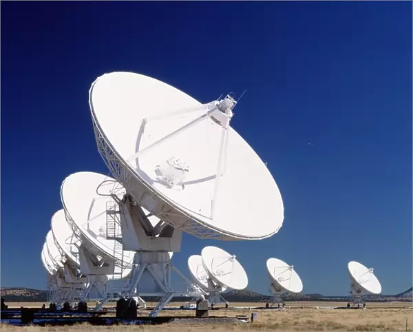 Very Large Array (VLA) radio antennae