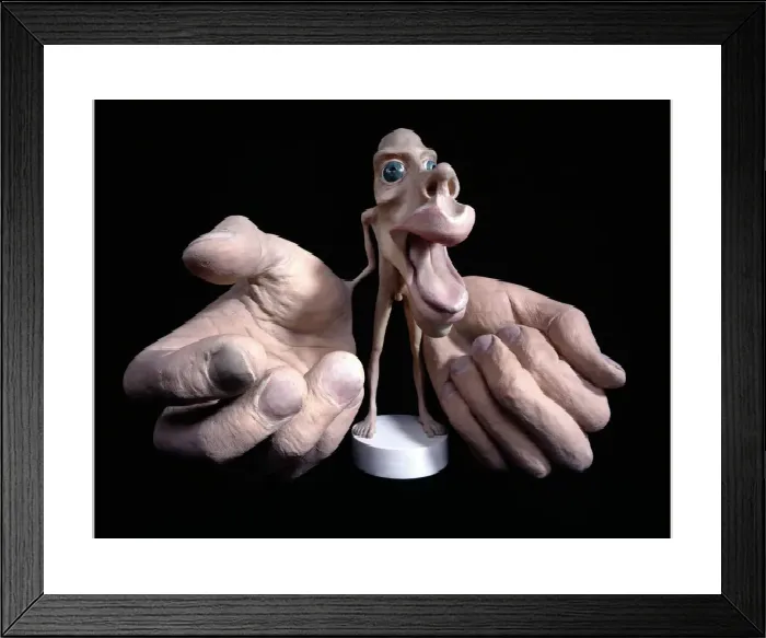 Framed Print : Motor Homunculus Print - Anatomical Model of Body Control Framed Print : Motor Homunculus Print - Anatomical Model of Body Control