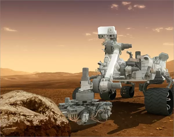 Curiosity rover, artwork C013  /  7306