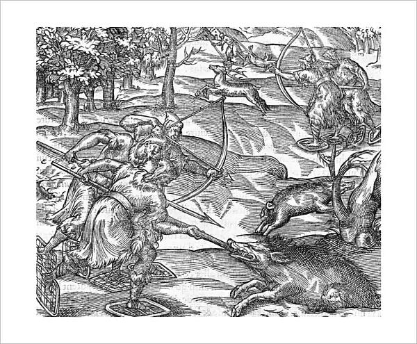 Canadian hunters, 16th century