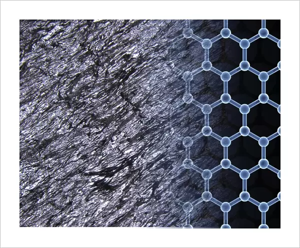 Graphite mineral and graphene sheet C016  /  7209