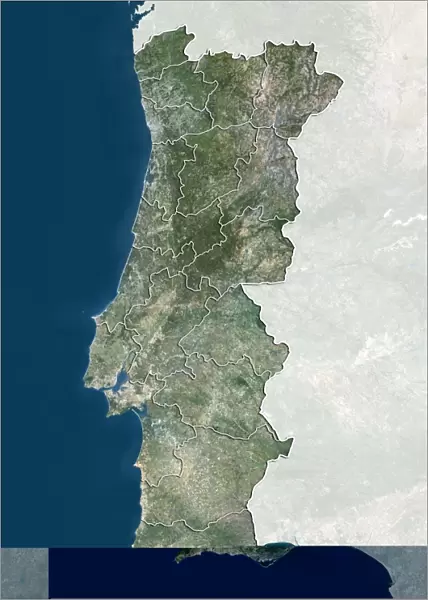 Coimbra, Portugal, satellite image