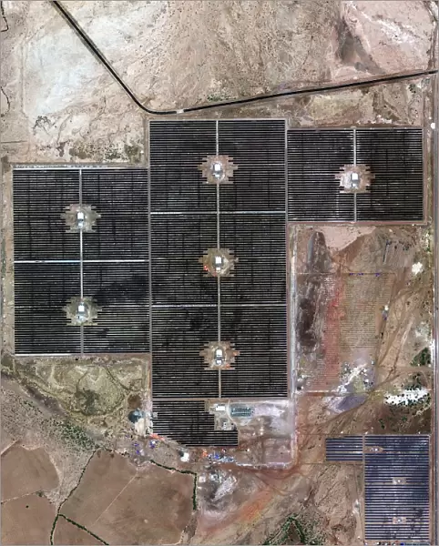 Gujarat Solar Park India, satellite image C014  /  1751