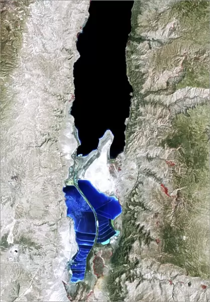 Dead Sea, 1989 satellite image C014  /  4707