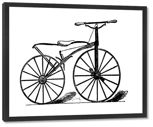 19th Century velocipede, artwork C018  /  7054