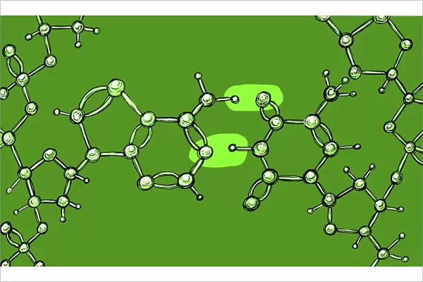 Adenine-thymine bond, illustration C018  /  0744