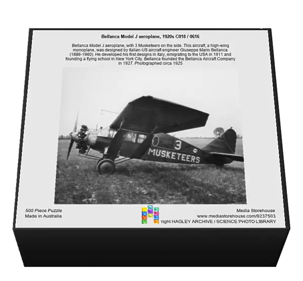 Bellanca Model J aeroplane, 1920s C018  /  0616