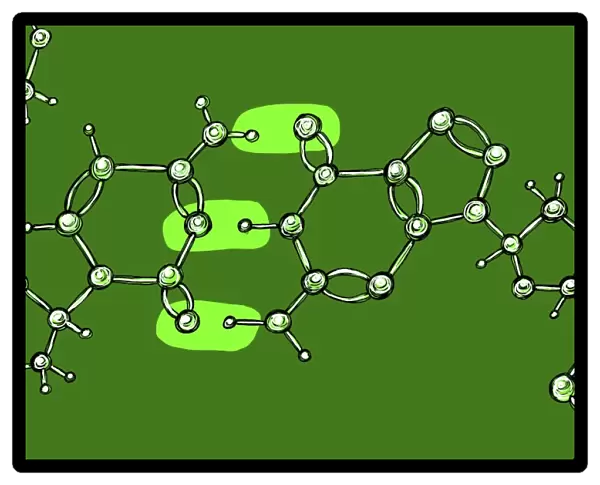 Cytosine-guanine bond, illustration C018  /  0745