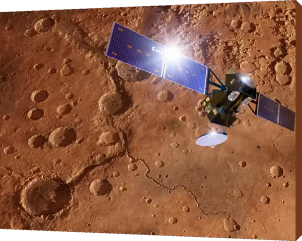 ExoMars TGO spacecraft at Mars, artwork C016  /  6391