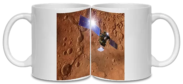 ExoMars TGO spacecraft at Mars, artwork C016  /  6391