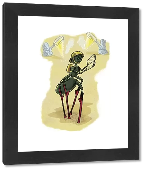 Ant research, conceptual artwork