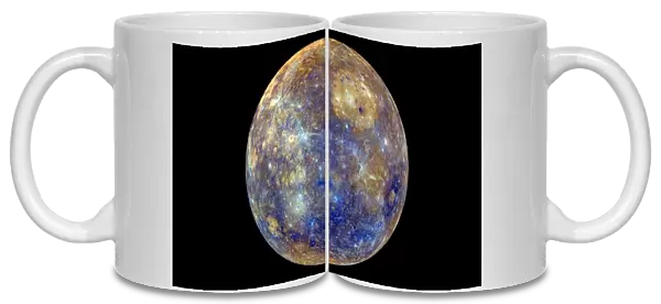 Mercury hemisphere, MESSENGER image C016  /  9722
