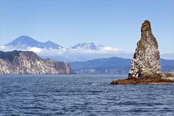 Natural stack near Kamchatka, Russia
