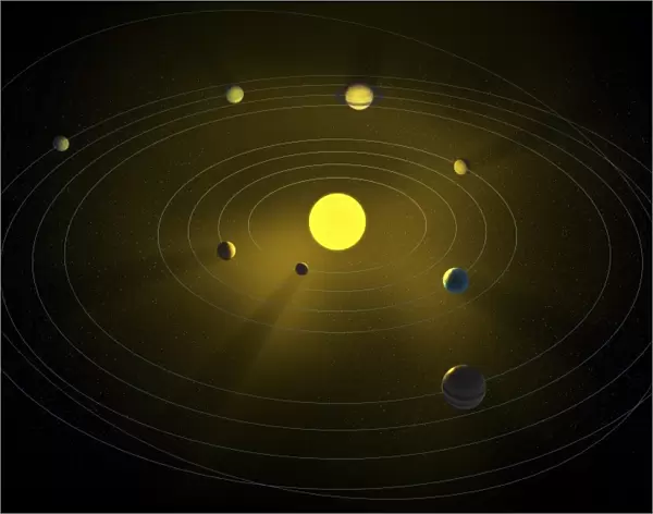 Solar system, artwork