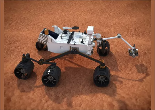 Curiosity Mars rover, artwork F007  /  6887