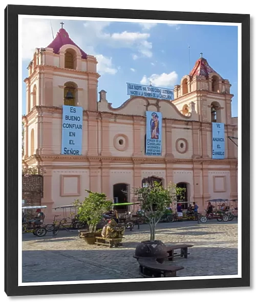 Candelaria church, Plaza del Carmen, Camaguey, Cuba, West Indies, Caribbean, Central America