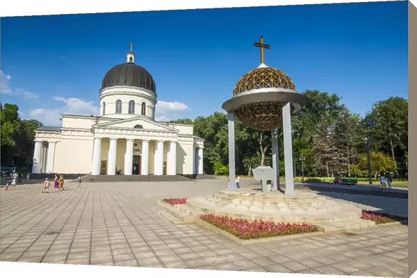 Nativity cathedral in the center of Chisinau capital of Moldova, Eastern Europe