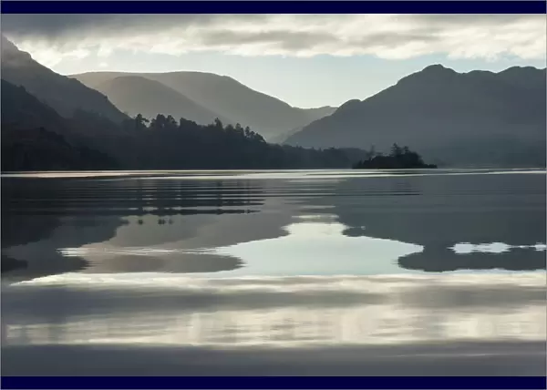 Ullswater, Little Island in November, Lake District National Park, Cumbria, England, United Kingdom, Europe