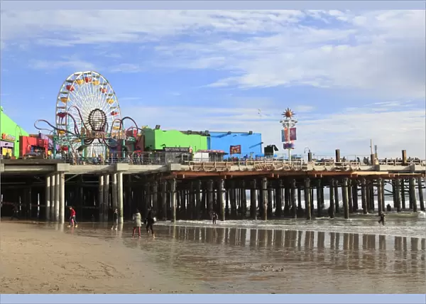 Santa Monica Pier, Pacific Park, Santa Monica, Los Angeles, California, United States of America, North America