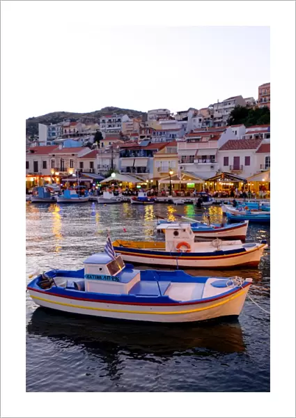 The port of Pythagorio, Samos Island, North Aegean Islands, Greek Islands, Greece, Europe