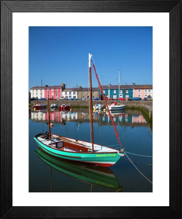 Framed Print : Aberaeron: A Print of Ceredigion's Coastal Gem
