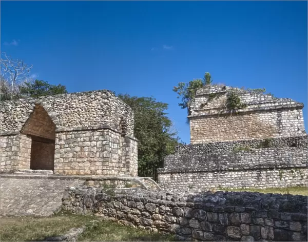 Corbelled Arch, Ek Balam, Mayan archaeological site, Yucatan, Mexico, North America