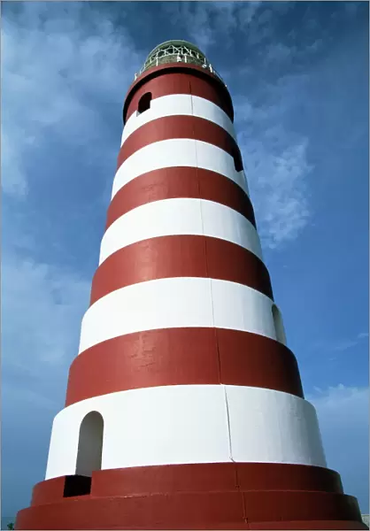 Lighthouse, Hopetown, Abaco, Bahamas, West Indies, Central America