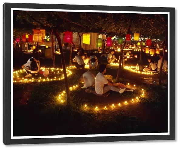 Mid-Autumn Lantern festival, Hong Kong, China, Asia