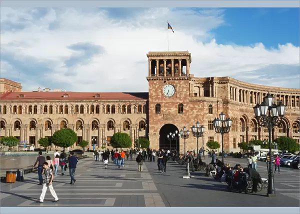Republic Square, Government of the Republic of Armenia building, Yerevan, Armenia