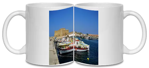 Paphos harbour, Cyprus, Europe